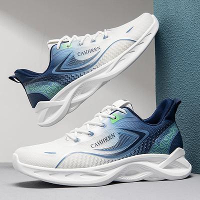 Men's Four Seasons New Soft Soled Breathable Mesh Shoes Youth Casual Sports Shoes Korean Edition Fashion Running Shoes