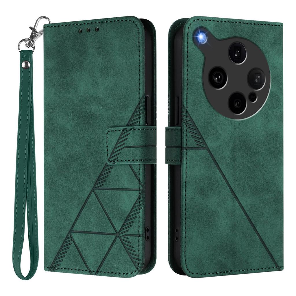 For Oppo Find X8 Ultra 5G Leather Case with Hand Strap Wallet Stand Phone Cover