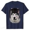 Siberian Husky In University Graduation Cap, Dog Tshirt C...