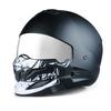 Vintage-Style Motorcycle Helmet With Bluetooth Support 3C Certified ABS Full Face Adults