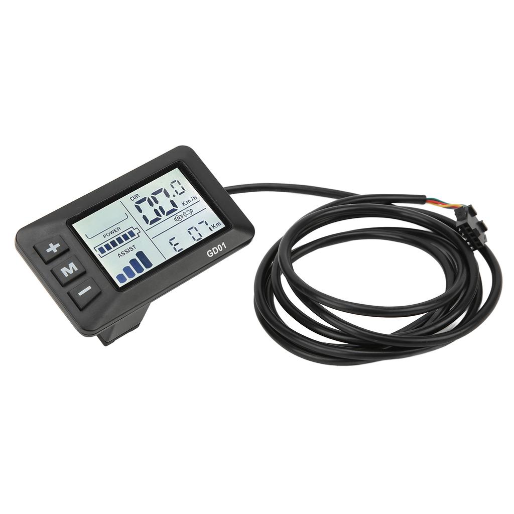 Electric Bicycle Display LCD Meter Bicycle Lithium Battery Modification Accessories 36V 48V Ordinary Connector