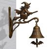 Vintage Witch Wind Chimes Sounding Halloween Door Hanger Unique Witch Hanging Ornament  Garden