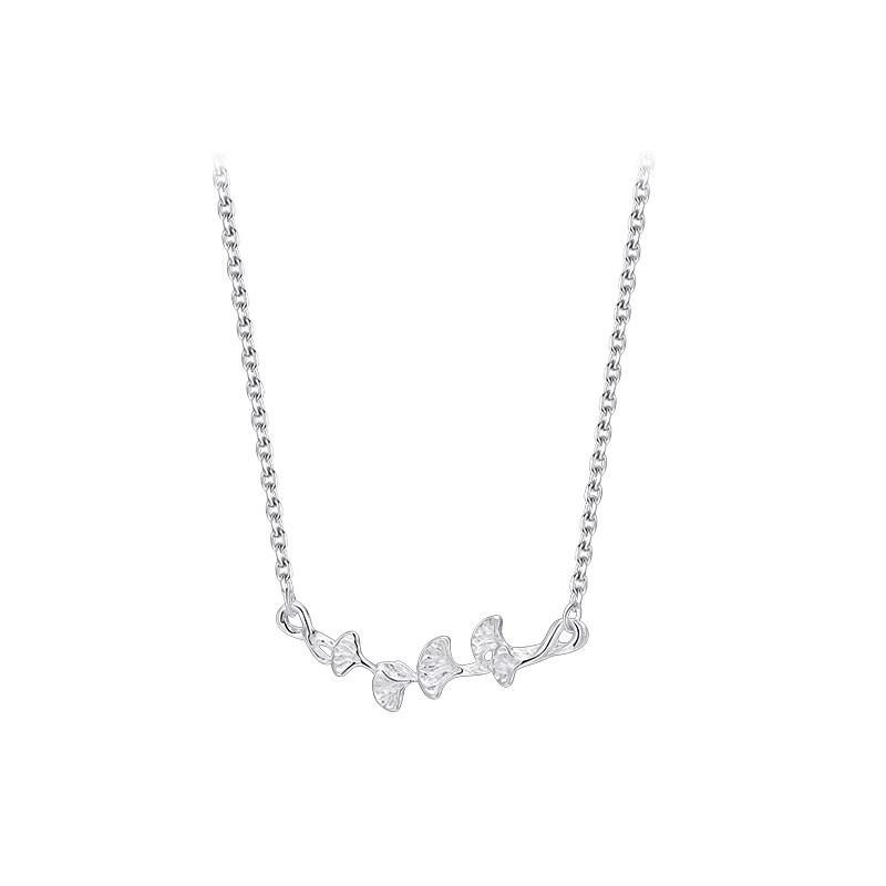 Necklace Female Year Apricot Leaves Light Luxury Premium Valentine's Day Gift for Girlfriend