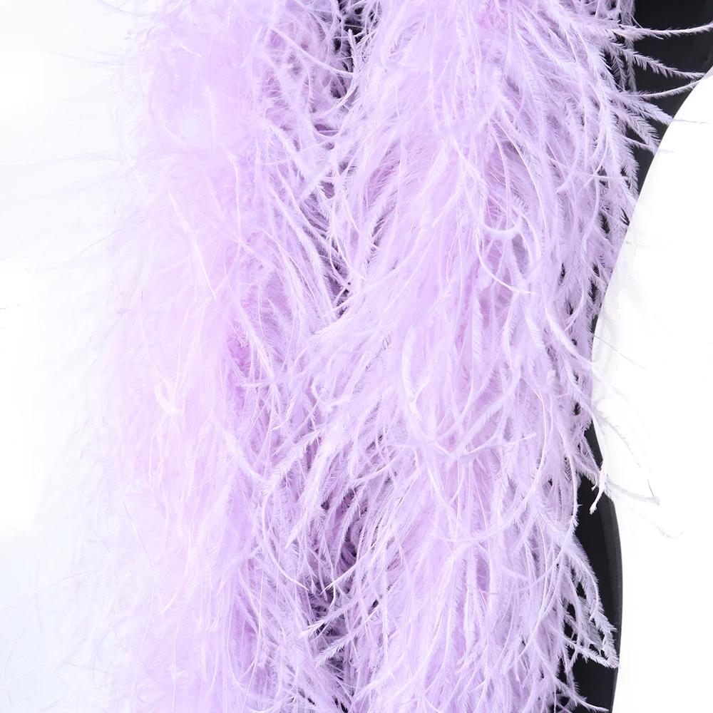 DIY 2 6 10 20 30ply Ostrich Feather Boa for Party/Costume/Shawl/Craft 50CM Ostrich Feathers Trim Costume Feather Top Dress Skirt