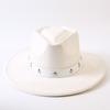 Popular European and American Style Suede Big-brimmed Top Hat, Men's and Women's Classic Fashion Western Cowboy Hat