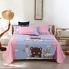 Printed Simple Bed Sheet Dormitory Pure Washed Cotton Single Double Bed Skin-friendly Comfortable Bed Sheet