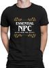 T Shirt Essential NPC Bot Tabl RPG Slaying Dragons and Dungeons DND T Shirt for Men