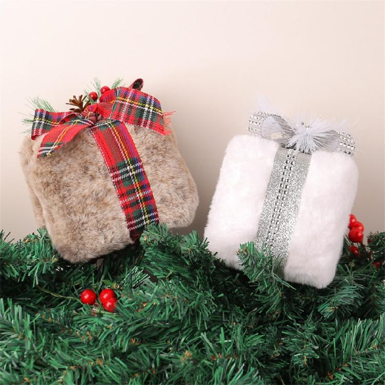 Weihnachten Miniatur Geschenkbox Schmuck Sortierte Kugeln Miniatur Geschenkbox Schmuck für Weihnachtsbaum Hängende Dekorationen