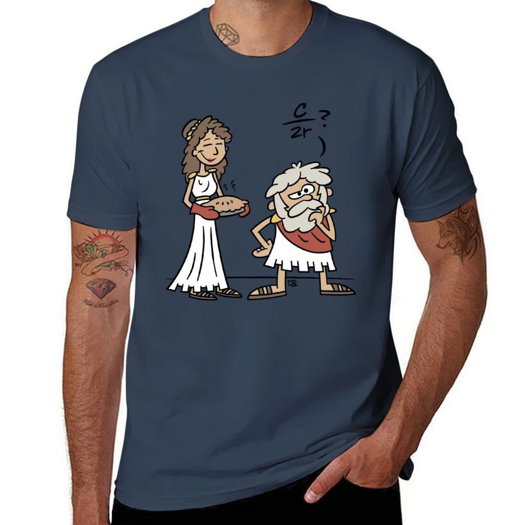 Archimedes denkt über einen Namen für seine Konstante nach T-Shirt g Herren T-Shirts Herren T-Shirts grafisch bedruckte T-Shirts für Herren T-Shirt