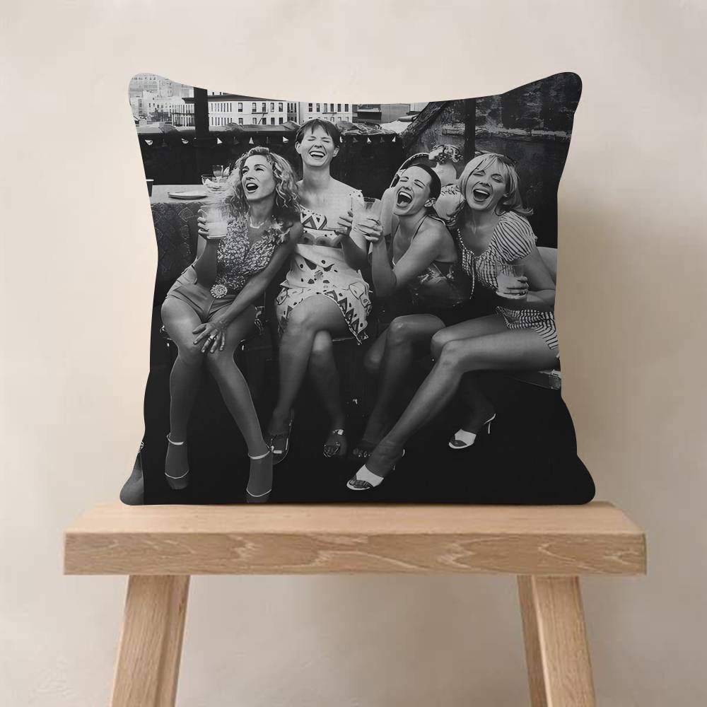 TV Series Sex And The City Anime Pillowcase Toon Gift Cushion Cover Bedroom Home Sofa Chair Seat Decor Pillow Case