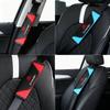 1/2Pcs Car Seat Belt Shoulder Cover Carbon Fiber Protective Pad For Citroen C1 C2 C3 C4 Picasso C4L C5 C-ELYSEE DS DS4 Berlingo
