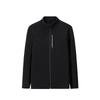 Lightweight Warm Fleece Solid Color Training Series Jacket Men Jackets Basic-Black 152547712S-2