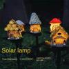 New Solar Mushroom Lamp, Lawn Landscape Lamp, Outdoor Plug-in Lamp, Garden Decoration Lamp, Cartoon House Lamp