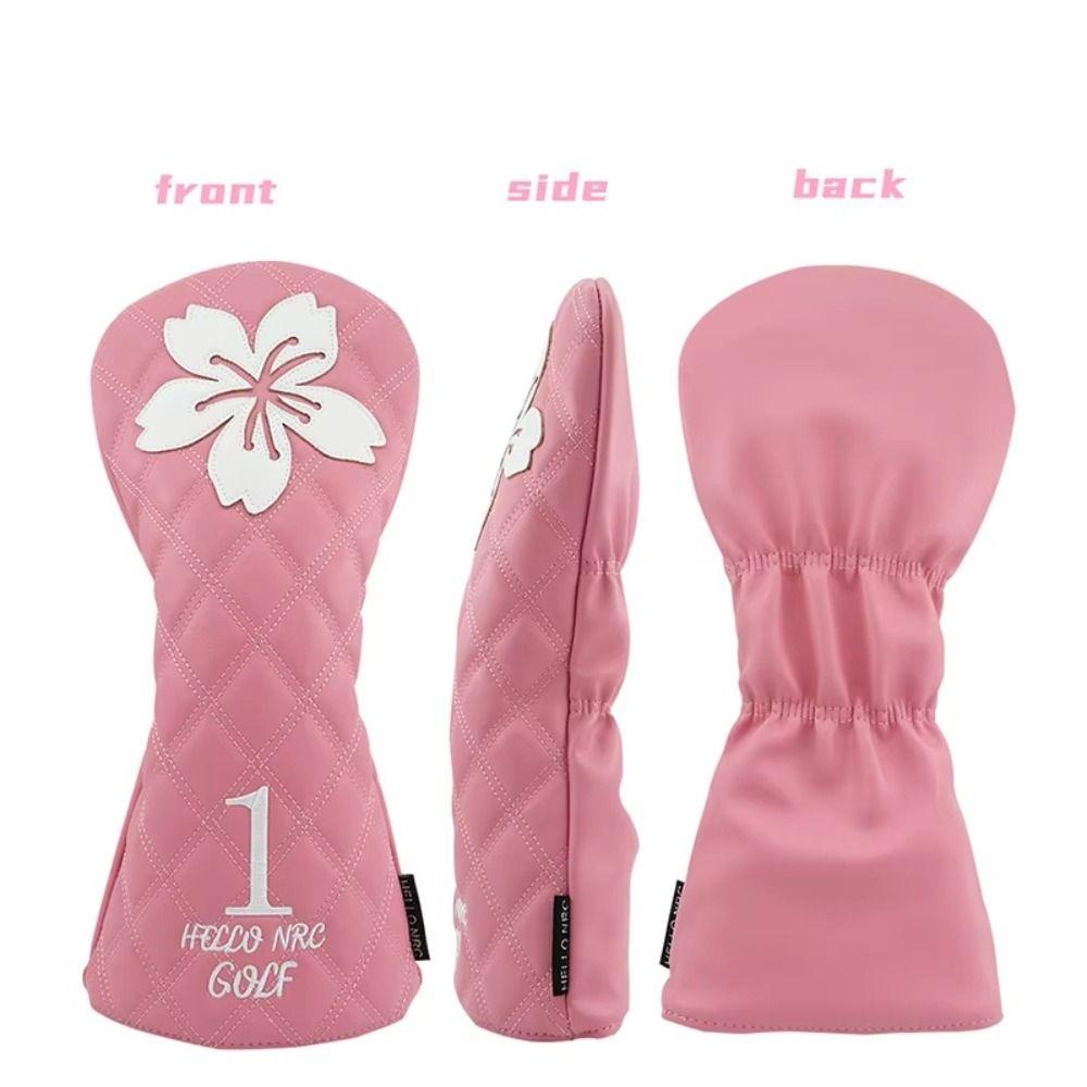 Soft And Durable Golf Club Protector PU Leather Wood Headcover Golf Head Cover  Driver Fairway