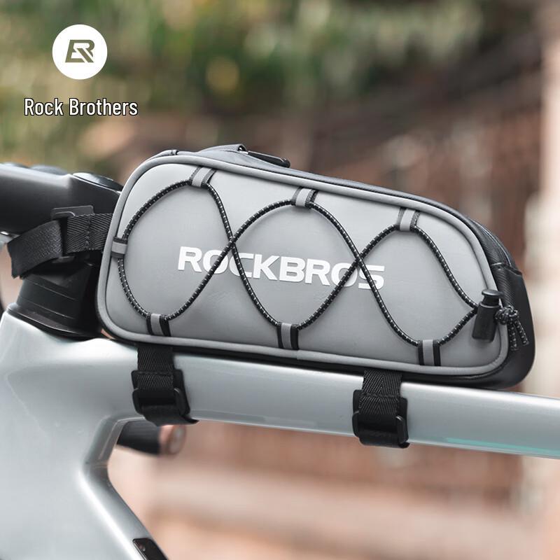 ROCKBROS Reflective Bicycle Top Tube Bag 0.9L