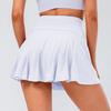 Spring and Summer Exercise Skort Women's Badminton Tennis Gym Yoga Running Skirt Quick-Drying Breathable Pleated Skirt