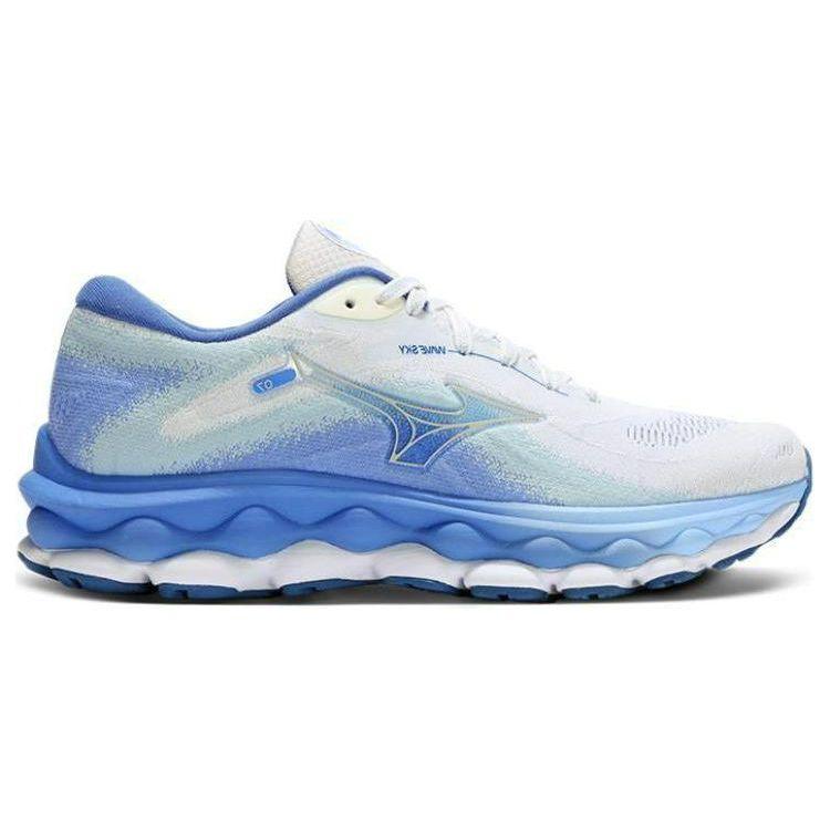 Mizuno Wave Sky 7 Pohodlné Odolné Běžecké Boty s Nízkým Svrškem Dámské tenisky Bílé Modré J1GD230274