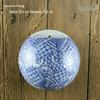 Hand-Painted Blue and White Ceramic Wall Vase with Floral and Bird Design