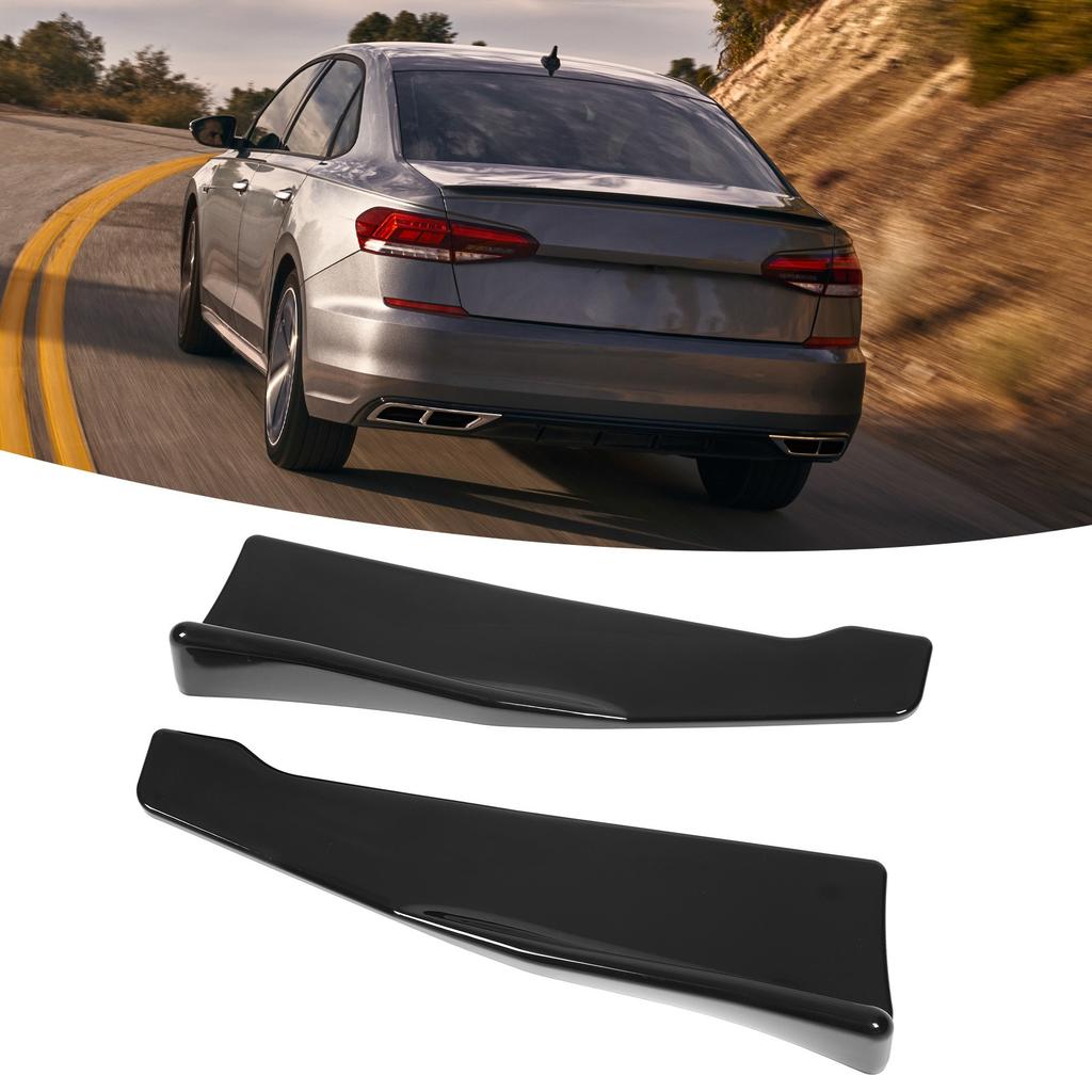 2 st 35 cm Bakre stötfångare Canard Läpp Splitter Vänster Höger Nedre Splitter Spoiler Karosskit Ersättning för Seat