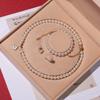 Elegante Collana di Perle di Conchiglia Profonda - Perfetto Regalo per la Festa della Mamma
