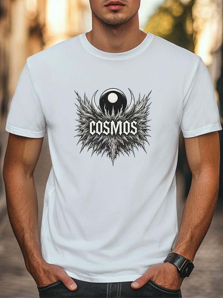 COSMOS Графический Дизайн Футболка Небесная Готическая Футболка Лунный Космос Унисекс Рубашка Унисекс Футболка XXL