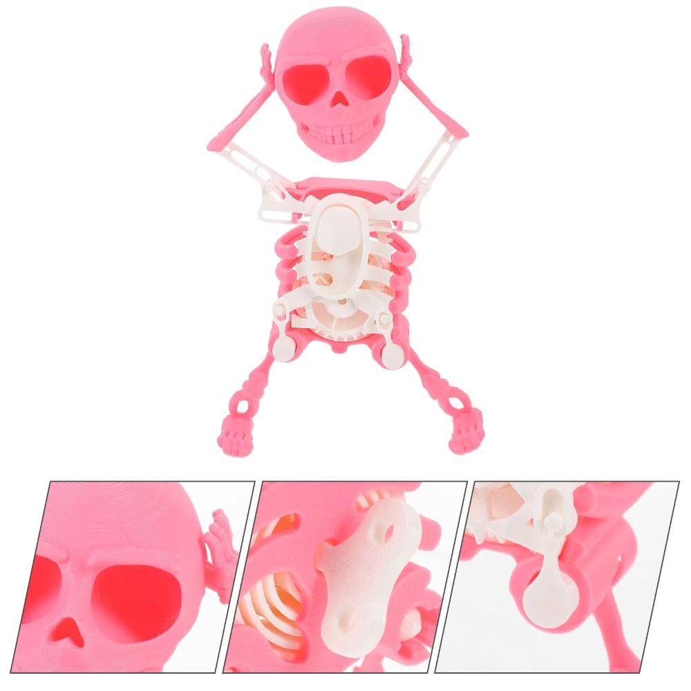 Dancing Skull Wind-up Dancing Skeleton Toy Simulation Spring Clockwork Toy Desktop Ornament