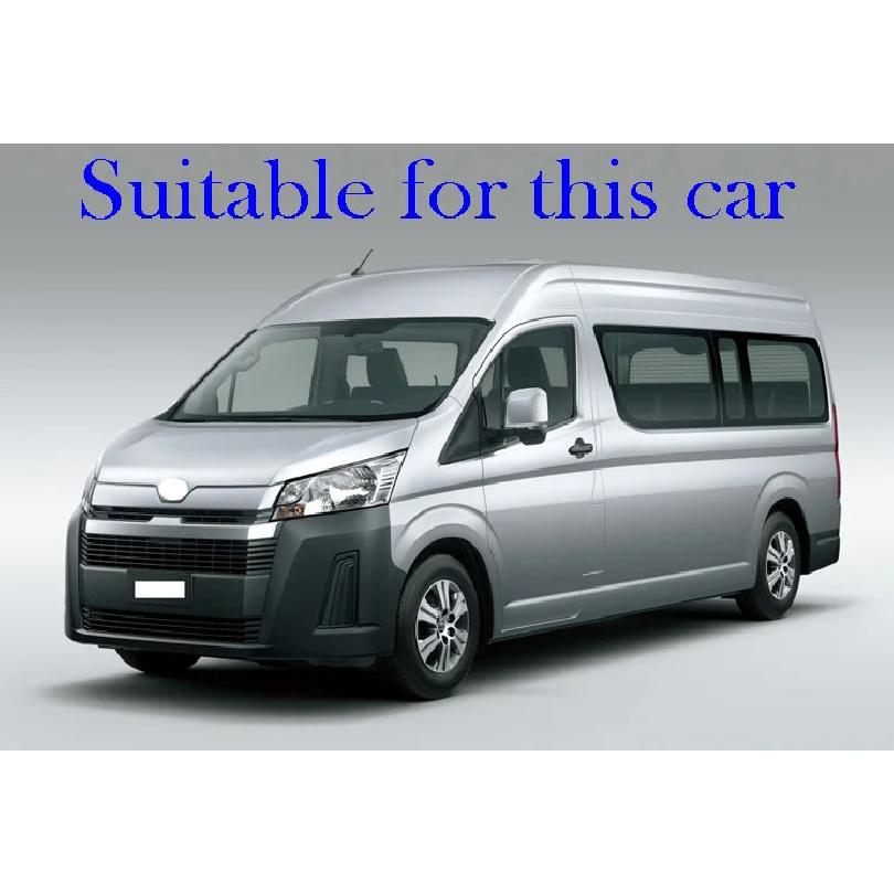 For Toyota HiAce Sixth Generation (H300) - Carbon Fiber Style Door Window Armrest Cover Switch Panel Trim