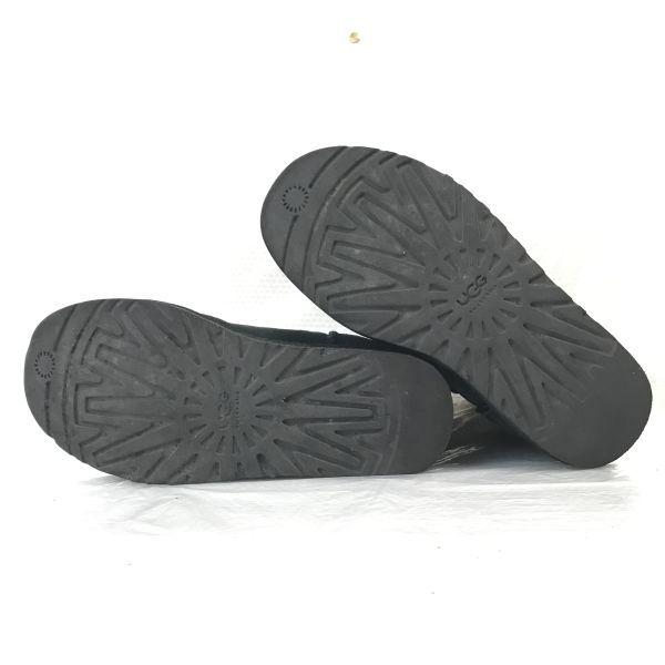 USA UGG Classic Short Mouton Boots [24.0/Black] S/N5825 Shoes(USED)