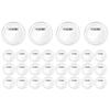 AEE2-28 Pcs Photo Buttons 3 Inch Clear Button Pins Bulk For Picture, Custom Blank Buttons Pins, Acrylic Button Making Kit
