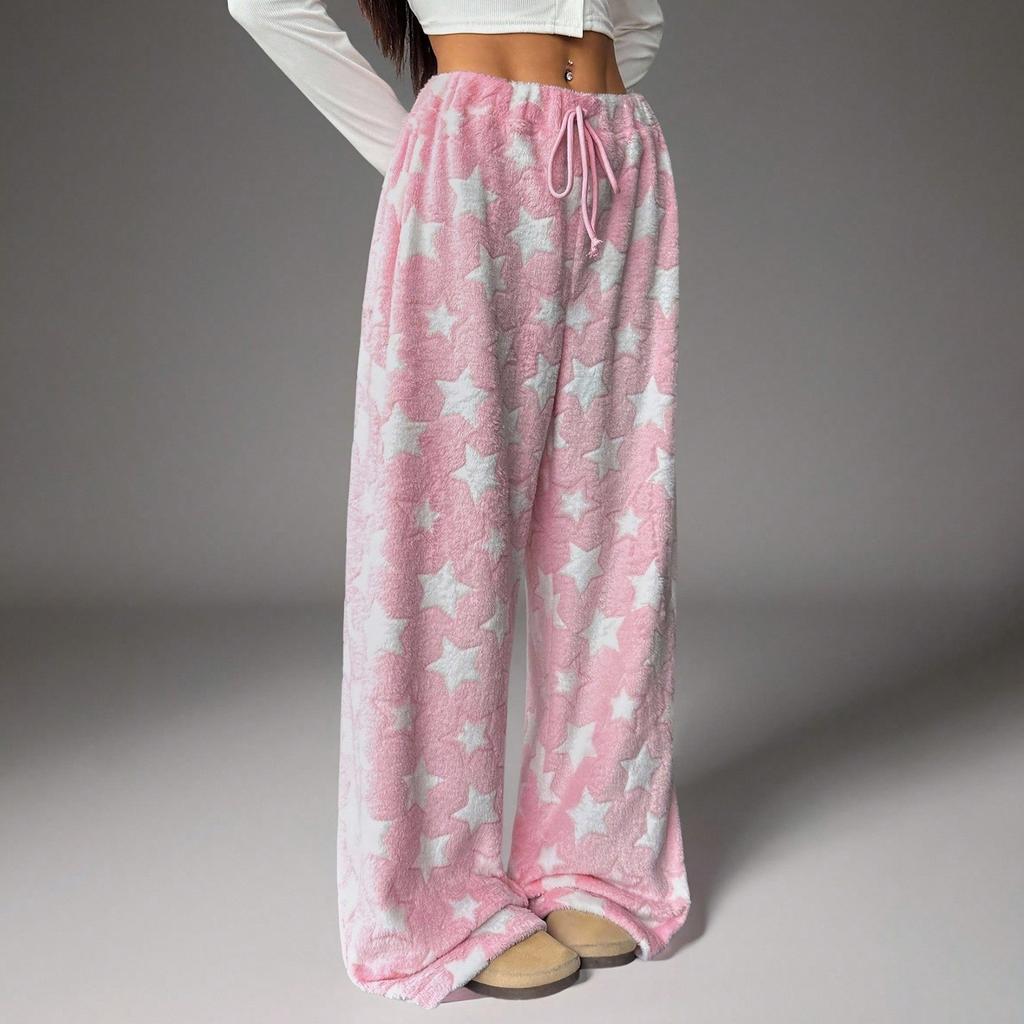 Women's Winter Cotton Warm Loose-Fit Casual Sleep Pants