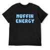 Muffin Energie T-Shirt Grafik Grafik-T-Shirt Lustige T-Shirts Süße Kleidung T-Shirt für Männer