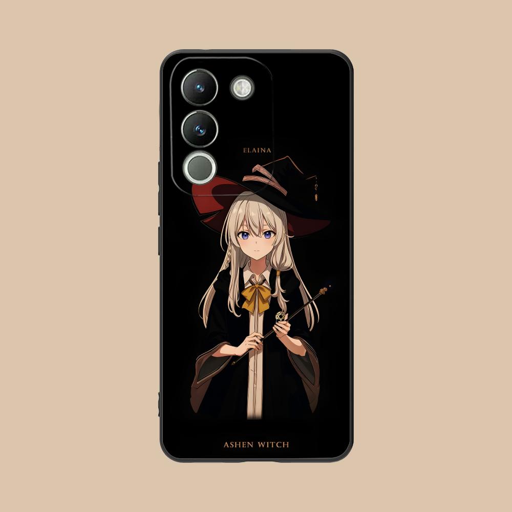 Wandering Witch Elaina Matte TPU Mobile Phone Case for VIVO V60 V50 V40 V30 V29 V27 V25 V23 Pro Lite 5G Colorful Printing Cover