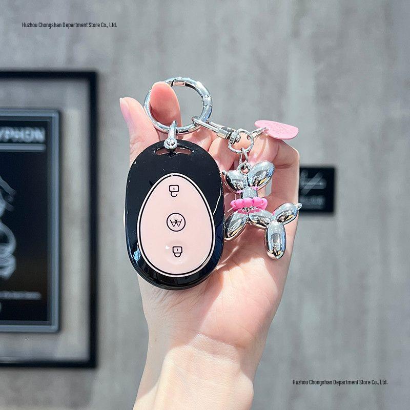 Aima Electric Scooter Key Cover - Metaverse Bubble Luna 2024 Remote Control Buckle for Female