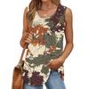 Womens Casual O Neck Loose Color Sleeveless Top T-shirt Summer Tank Tops For Women Tank Camisole Sleeveless Basic Tops