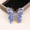 Butterfly Brooch Jewelry With Colorful Rhinestones For Elegant Women