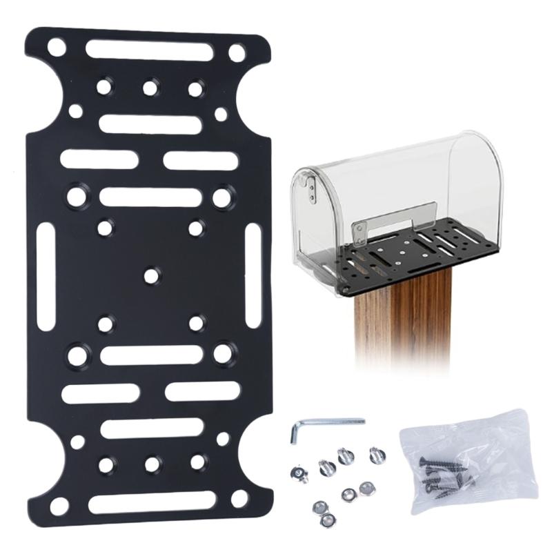 Universal Mailbox Bracket Professional Mailbox Mounting Plate for Most Mailboxes with Mounting Holes at the Bottom