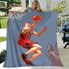 Slam Dunk Anime tegneserie mykt plysjteppe,flanellteppe Dyneteppe for stue soverom Sengesofa Pikniktrekk Bettdecke