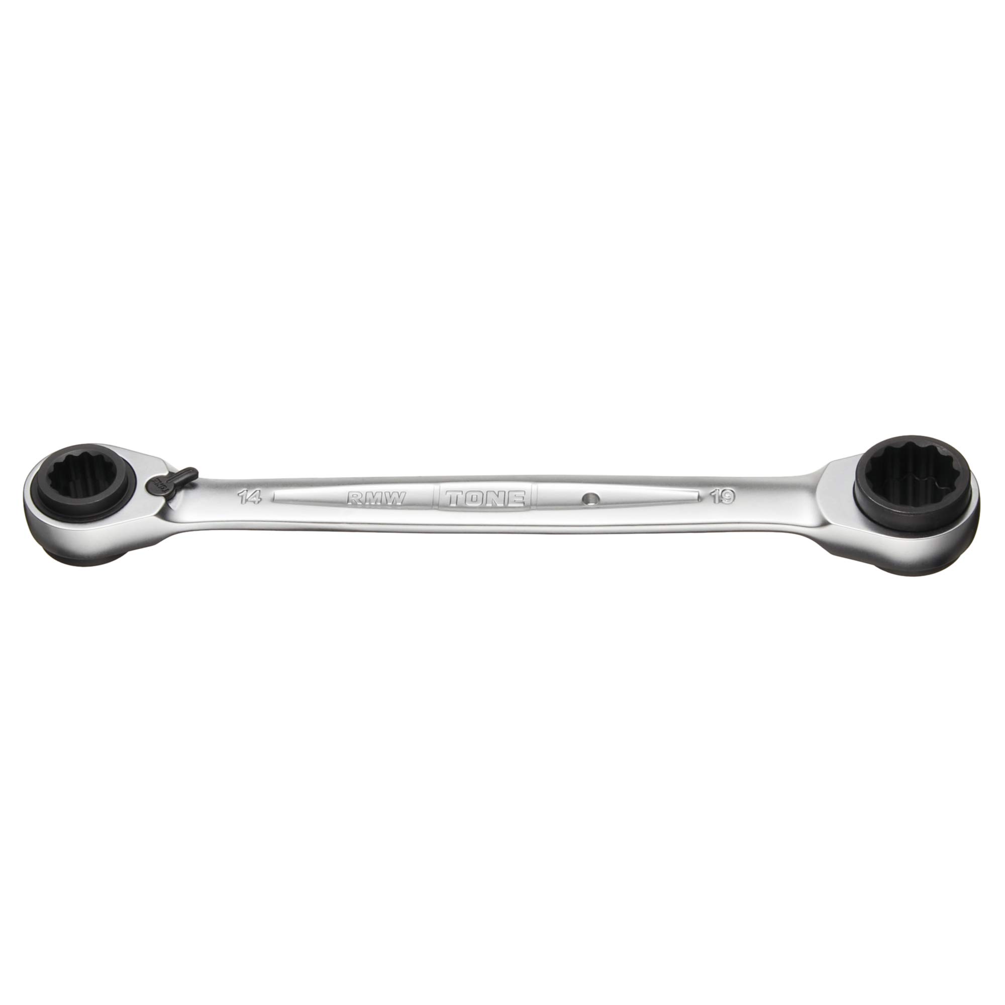 

TONE 4WAY Ratchet Box Wrench Width across flats 14 x 17 x 18 x 19 mm RMW-1419