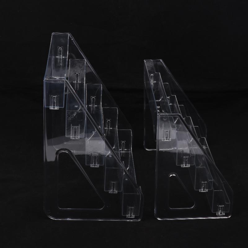 1 Set Acryl Mehrschichtiger Lippenstifthalter 3/4/5 Schichten Erhöhter Kosmetik-Aufbewahrungs-Organizer Nagellack Parfüm Display Ständer