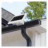 2 Sets Solar Panel Gutter Mount 360 Degree Adjustable Universal Gutter Mounting Bracket White