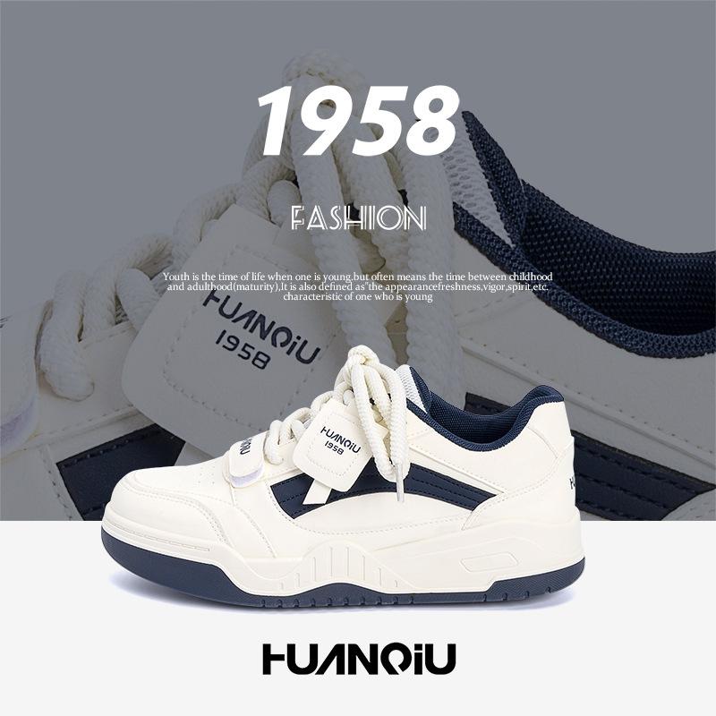 Global Invisible Heightening Board Shoes ZHQ5729 Spring Trend Versatile Velcro Men's Shoes Comfortable Platform Casual Shoes