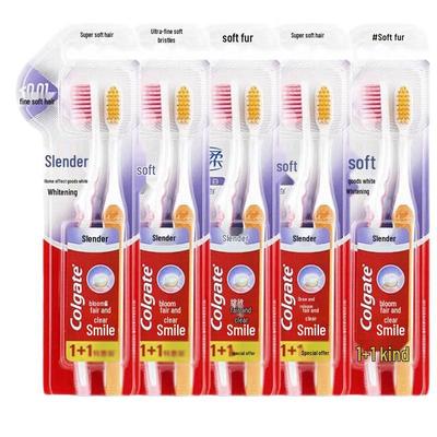 Slim Soft Deep Clean Toothbrushes, 10-Pack