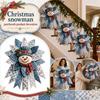 Gestepptes Weihnachts-Schneemann-Set für DIY-Feiertagsbasteln und Winter-Heimdekoration