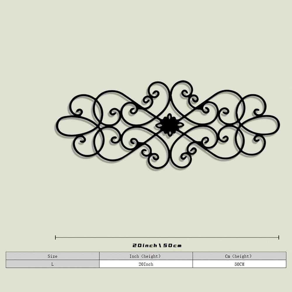 1 Stück Vintage Eisen Flugzeug Wandkunst, Handgefertigte Florale Rankenwerk Metall Dekoration, Aufwendiges Metall Hängendes Ornament für Schlafzimmer Weihnachtsgeschenk