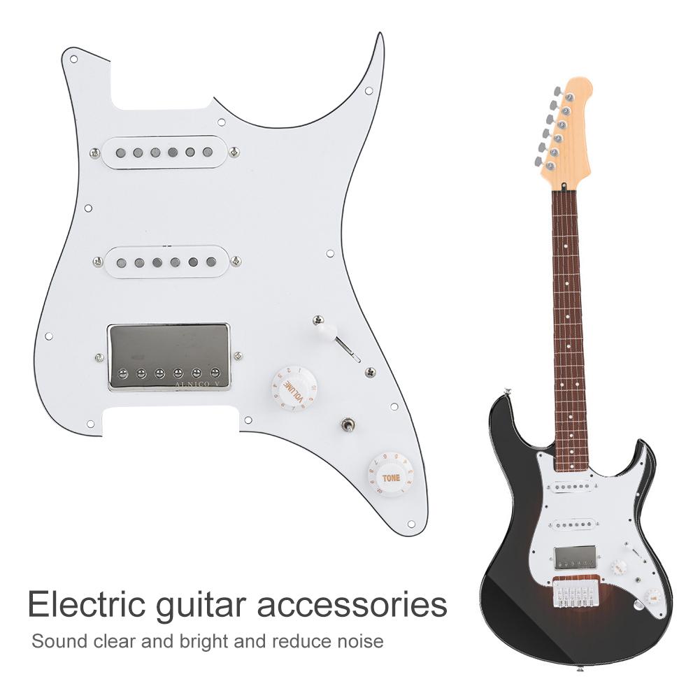 SSH Loaded Prewired Double Coil Pickups Pickguard Electric Guitar Instrument Accessories
