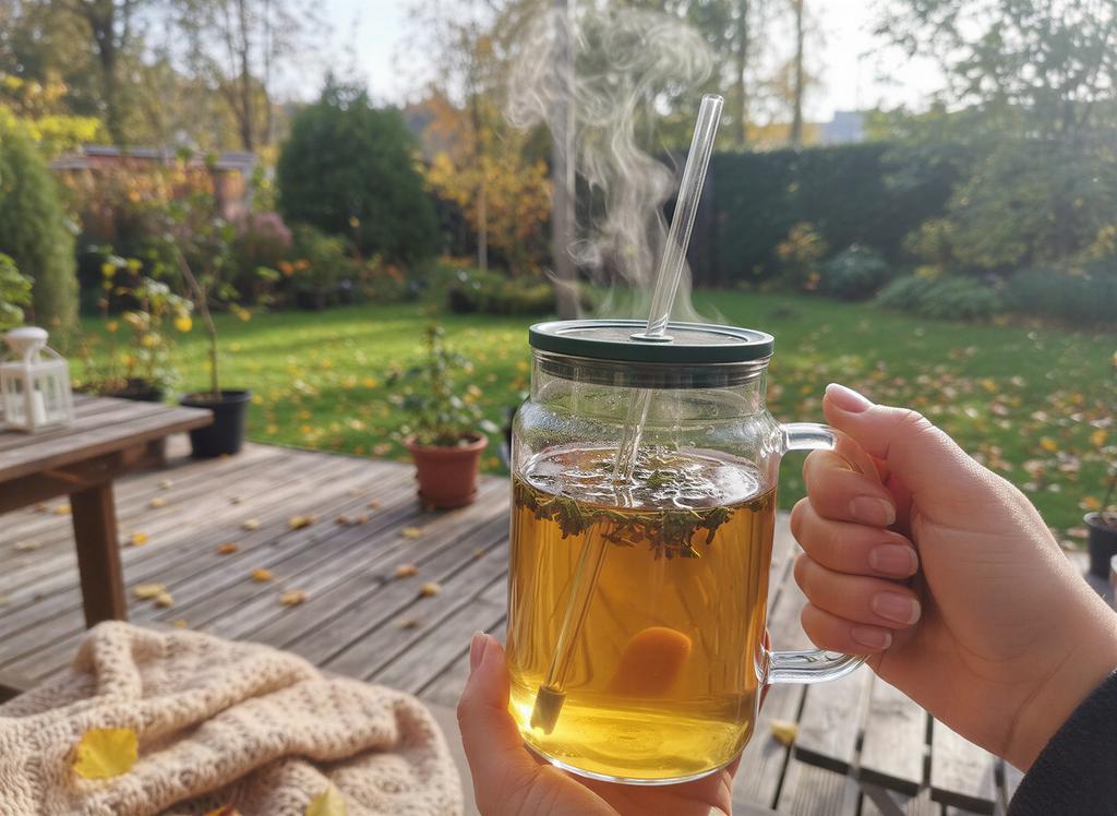 Tazza in Bottiglia di Vetro Grande 1.5L Trasparente Con Tappo E Cannuccia Grande in Vetro