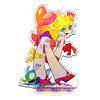 Anime New Panty Stocking with Garterbelt Acrylic Model Doll Stocking Panty Acrylic Figure for Cosplay Exhibition Toy Git