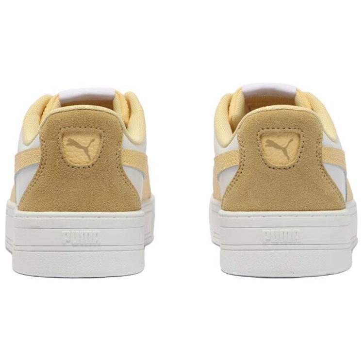 Puma Skye Sd Retro Casual Low-Top Sneakers Women Sneakers Brown Yellow White 397076-04