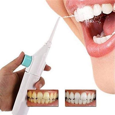 SKYLIT (Pack-2) Water-Jet Flosser Air Technology Cords Speed Dental Care Tooth Pick Power Dental Cleaning Whitening Teeth Kit Power Floss Air Pow