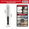 4/7Pcs 2-in-1 Hexagonal Shank Hole Opener Anti-wear Shank Brazing Hole Opener Brazed Dry Drill Bit Set for Drilling and Grinding